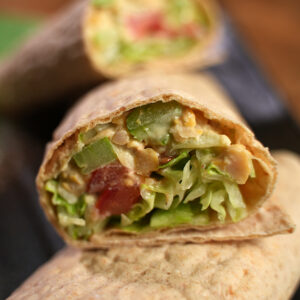 Vegan Chickpea Salad Wrap