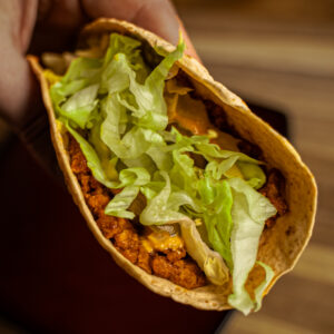 Vegan Big Mac Smash Taco