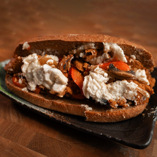 Philly Cheesesteak BUT VEGAN The Plant Based Bistro